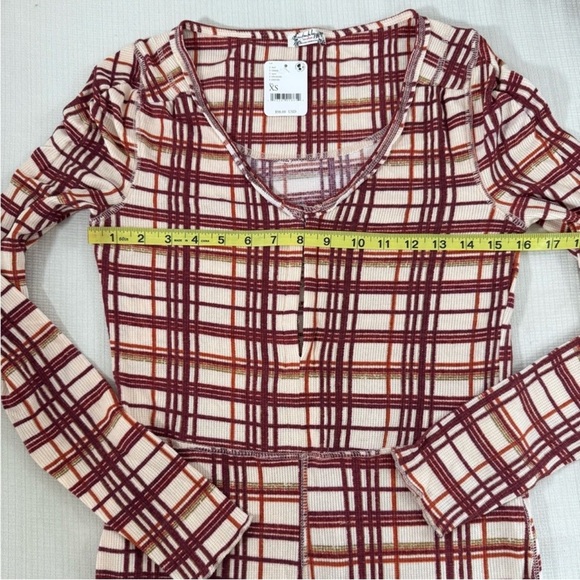 New Free People Home Alone Thermal Pajama Set - Picture 6 of 6